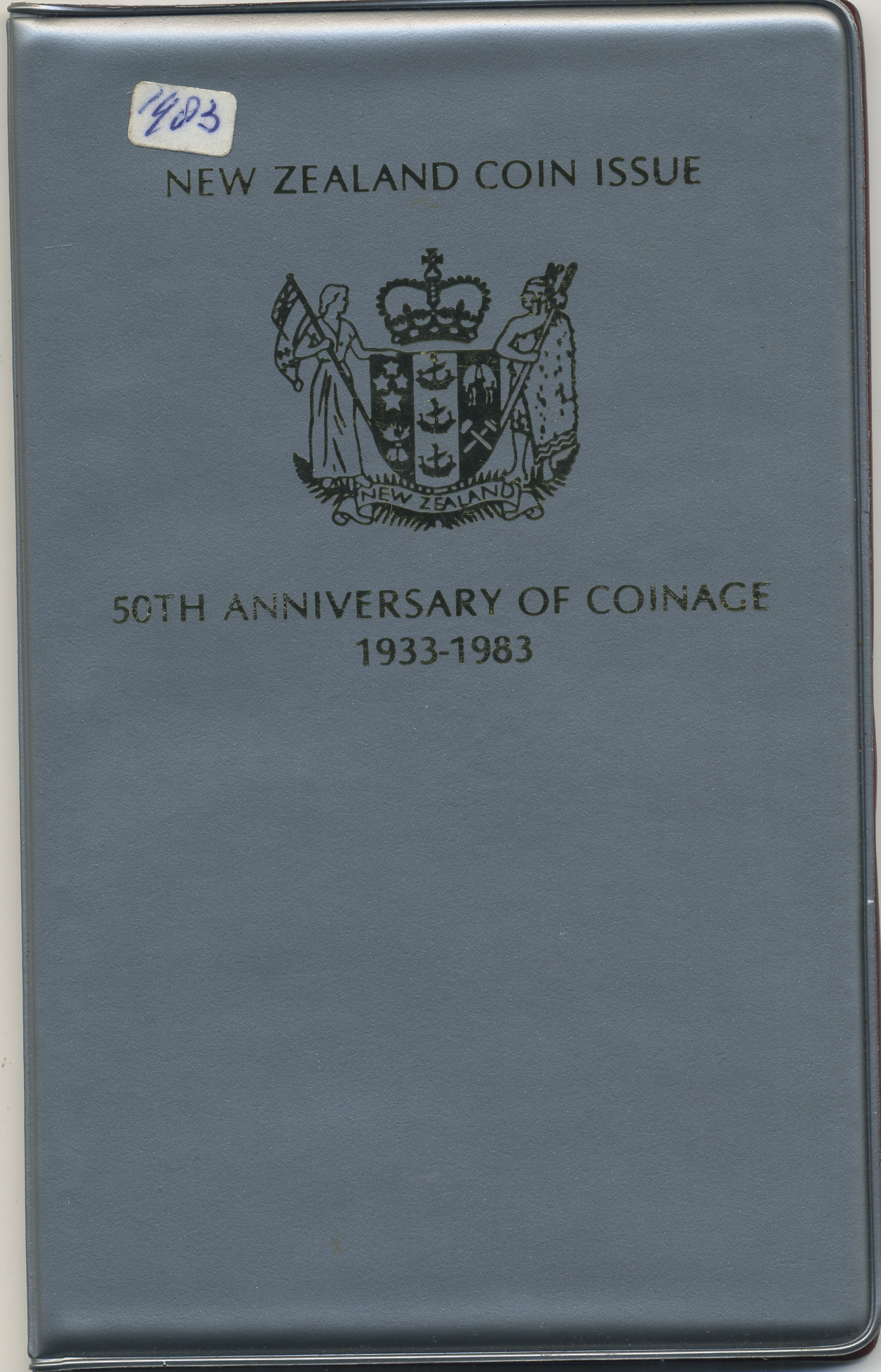Новая Зеландия официальный набор из 7 монет 1983 50 лет чеканки национальных монет    UNC  1-6-2-09