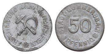 Гуммерсбах 50 пфеннигов ND (1920) Funck 180.4, Men18 12471.4 цинк 5010-711