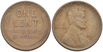 США 1 ЦЕНТ 1929 D, ЛИНКОЛЬН KM 132 бронза 218-759