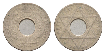 Британская Западная Африка 1/10 пенни 1944 Георг VI (1936-1952) KM 20 медно-никель 4643-726