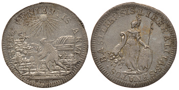 ШВЕЙЦАРИЯ, БАЗЕЛЬ ЖЕТОН ND серебро 560-1656