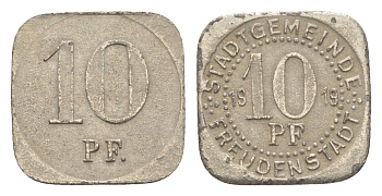 Фройденштадт 10 пфеннигов 1919 Funck 138.9 железо 4511-311