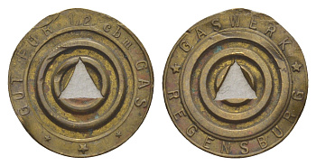 Германия Регенсбургский газовый завод ND 4639-949