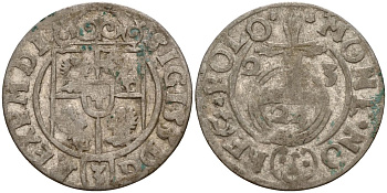 Польша 3 полкера (3 полторака - 1 крейцер) 1623 Сигизмунд III Ваза (1587-1632) Gorecki B.23 серебро 4160-127