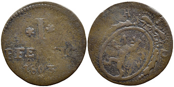 Гессен-Дармштадт 1 пфенниг 1803 HD KM 251 медь 4381-926