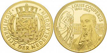 НИДЕРЛАНДЫ МЕДАЛЬ ЛУИ КУПЕРУС (1863-1923) UNC 06-131-13
