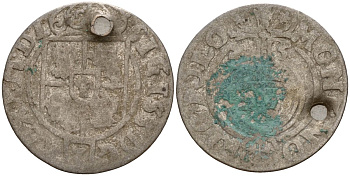 Польша 3 полкера (3 полторака - 1 крейцер) ND (1620-1627) Сигизмунд III Ваза (1587-1632) KM 41 серебро 4158-1151