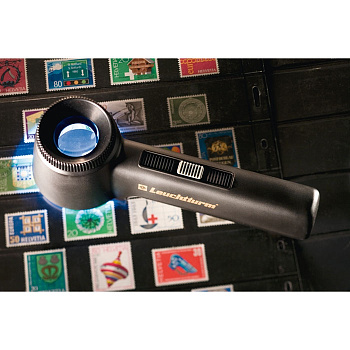 Лупа со светодиодной подсветкой, 10-кратная. Leuchtturm. 301102