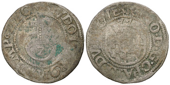 Пфальц-Фельденц 2 крейцера ND Рудольф II (1576-1612) серебро 4615-813