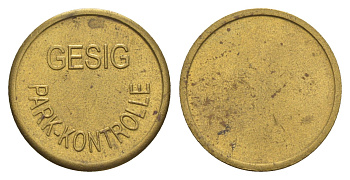 Австрия парковочный жетон диаметр 22 мм, вес 5,6 гр латунь 4656-543