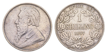 ЮАР 1 шиллинг 1897 KM 5 серебро 4044-1543