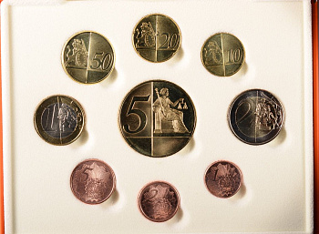 Олдерни евронабор из 9 монет (с 5 евро) 2004 пробники, PROBA, в оригинальной коробке, с сертификатом    PROOF  4-3-4-02