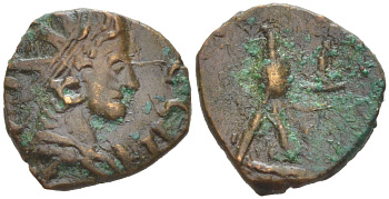 Римская Империя, императоры в Галлии антониниан 273 - 274 Тетрик II, локальная чеканка в Галлии RIC биллон 1073-24-77