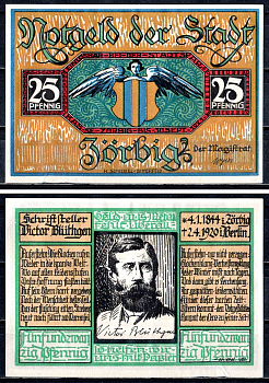 Цёрбиг (Пруссия, Саксония) 25 пфеннигов 1921 2193-40-3-1