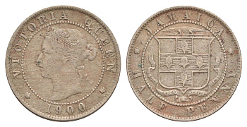 Ямайка 1/2 пенни 1900 Виктория (1837-1901) KM 16 медно-никель 413-911