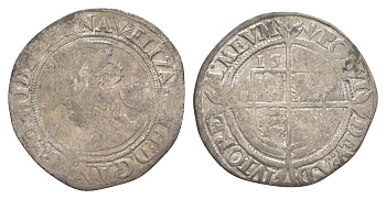 Англия 6 пенсов 1561-1566 Елизавета I (1558-1603) North 1997, Spink 2560 (2561) серебро 4127-323