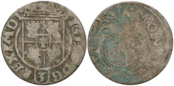 Польша 3 полкера (3 полторака - 1 крейцер) 1625 Сигизмунд III Ваза (1587-1632) Gorecki B.25, KM 41 серебро 4158-1011