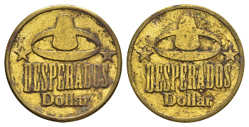США десперадос доллар ND диаметр 30 мм, вес 10,3 гр латунь 4653-946
