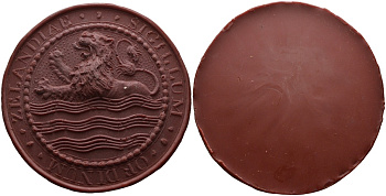 Нидерланды медаль ND Зеландия, герб, ZELANDIAE, SIGILLUM, ORDINUM, диаметр 97 мм., вес 50,7 гр. парафин 7-5-2-08