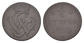 Вид-Рункель 1/4 штюбера 1754 KM 3 медь 413-2344