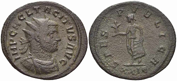 Римская Империя аврелианиан 275 Тацит SPES PVBLICA Рим Very fine RIC 94 бронза 1073-16-71