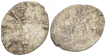 АЛЕКСЕЙ МИХАЙЛОВИЧ 1 КОПЕЙКА XVII ВЕК серебро 261-535