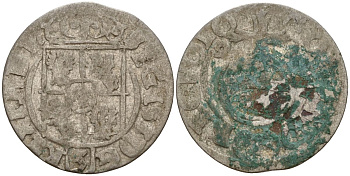 Польша 3 полкера (3 полторака - 1 крейцер) ND (1620-1627) Сигизмунд III Ваза (1587-1632) KM 41 серебро 4158-1123