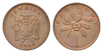 Ямайка 1 цент 1969 KM 45 бронза 4664-739