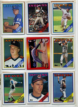 США КАРТОЧКИ БЕЙСБОЛЬНЫЕ 9 штук разных 7501-41