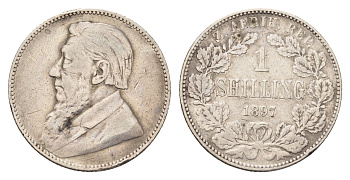 ЮАР 1 шиллинг 1897 KM 5 серебро 4044-1544