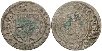 Польша 3 полкера (3 полторака - 1 крейцер) 1624 Сигизмунд III Ваза (1587-1632) Gorecki B.24, KM 41 серебро 4158-943