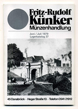 ФРИТЦ-РУДОЛЬФ КЮНКЕР КАТАЛОГ ФИКСИРОВАННЫХ ПРОДАЖ (LAGERKATALOG) 1979 ИЮНЬ-ИЮЛЬ, № 37 00-01-01-32