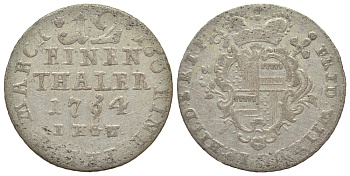 ХИЛЬДЕСХАЙМ 1/12 ТАЛЕРА 1764 KM 109 серебро 413-1631