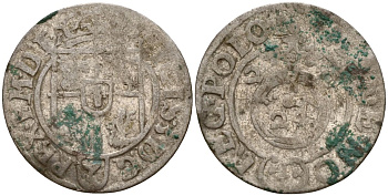 Польша 3 полкера (3 полторака - 1 крейцер) ND (1620-1627) Сигизмунд III Ваза (1587-1632) KM 41 серебро 4158-1165
