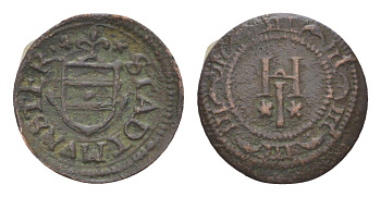 Мюнстер 1 геллер ND (1620) KM 345 медь 633-1833