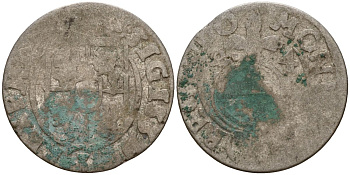 Польша 3 полкера (3 полторака - 1 крейцер) 1624 Сигизмунд III Ваза (1587-1632) Gorecki B.24, KM 41 серебро 4160-138