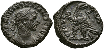 Римская Империя, Провинция Египет тетрадрахма 274 - 275 Аврелиан / орел, Александрия Extremely fine Kamp/Gansch 106.54 биллон 1073-10-112