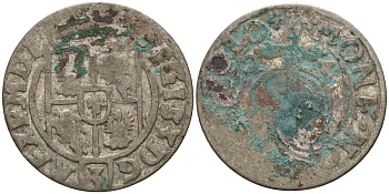 Польша 3 полкера (3 полторака - 1 крейцер) 1624 Сигизмунд III Ваза (1587-1632) Gorecki B.24, KM 41 серебро 4158-937