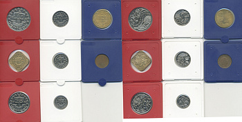 Нидерланды набор из 8 центов экю 1992 в оригинальном альбоме, с сертификатом    UNC  5-6-2-66