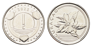 Кюрасао 1 цент 2025 король Виллем-Александр (2013- ) KM NEW никелированная сталь  UNC  M74-10