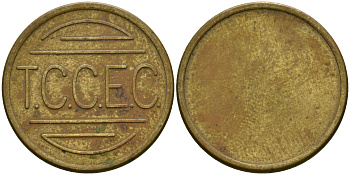 Европа жетон ND T.C.C.E.C латунь 25-1243