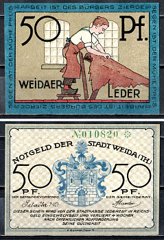 Вайда (Тюрингия) 50 пфеннигов 1921 2193-54-1-2