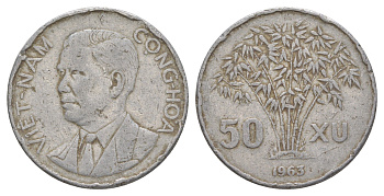 Южный Вьетнам 50 су 1963 KM 6 алюминий 4159-1235