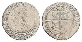 Англия 6 пенсов 1582 Елизавета I (1558-1603) North 2015, Spink 2578A серебро 4127-424