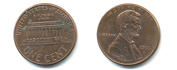 США 1 ЦЕНТ 2006 D ЛИНКОЛЬН KM 201b цинк плакированный медью 86-513