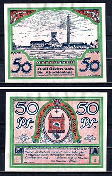 Гюстен (Анхальт) 50 пфеннигов 1921 7556-69-3-1