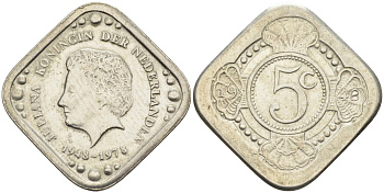 Нидерланды жетон 1978 30 лет правления Юлианы (1948-1978) медно-никель 4584-457