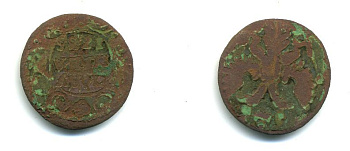 Россия полушка 1735 Анна Иоанновна (1730-1740) Биткин 343 медь 53-1132