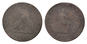 Испания 2 сентимо 1870 Временное правительство KM 661 медь 4702-249