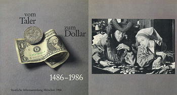 ГОСУДАРСТВЕННЫЙ НУМИЗМАТИЧЕСКИЙ КЛУБ МЮНХЕНА ОТ ТАЛЕРА К ДОЛЛАРУ 1486-1986 1986 STAATLICHE MUNZSAMMLUNG MUNCHEN VOM TALER ZUM DOLLAR 1486-1986, 251 СТРАНИЦА + ИЛЛЮСТРАЦИИ 00-01-02-17